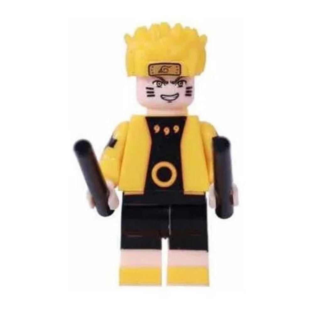 Boneco Blocos De Montar Uzumaki Naruto Modo Rikudou Sennin