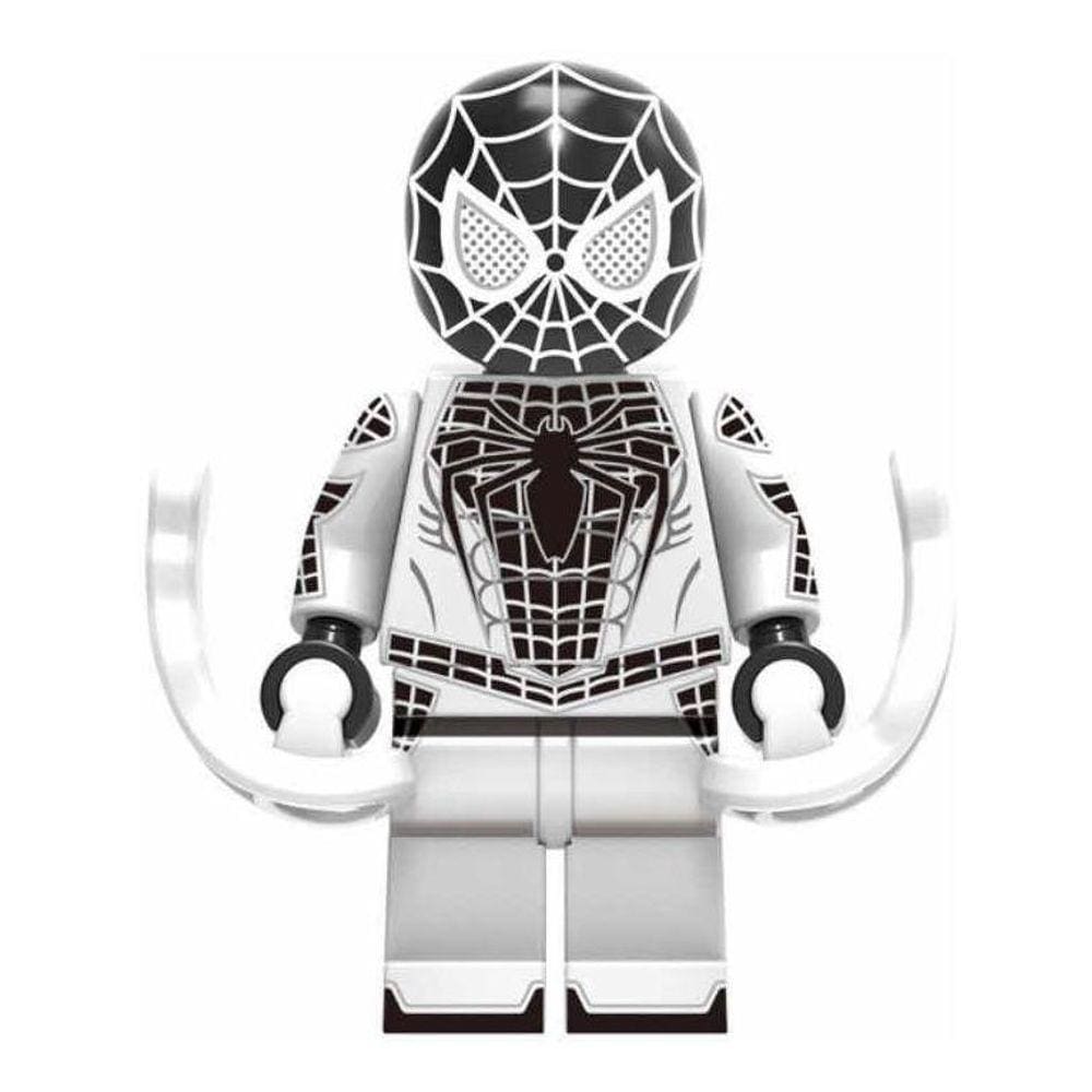 Boneco Blocos De Montar Aranha Negative Zone Multiverso