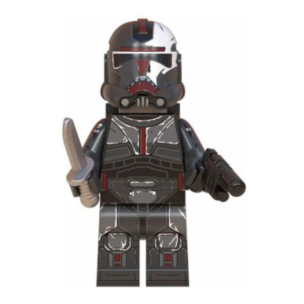 Hunter Bad Batch Force 99 Star Wars Boneco Blocos De Montar