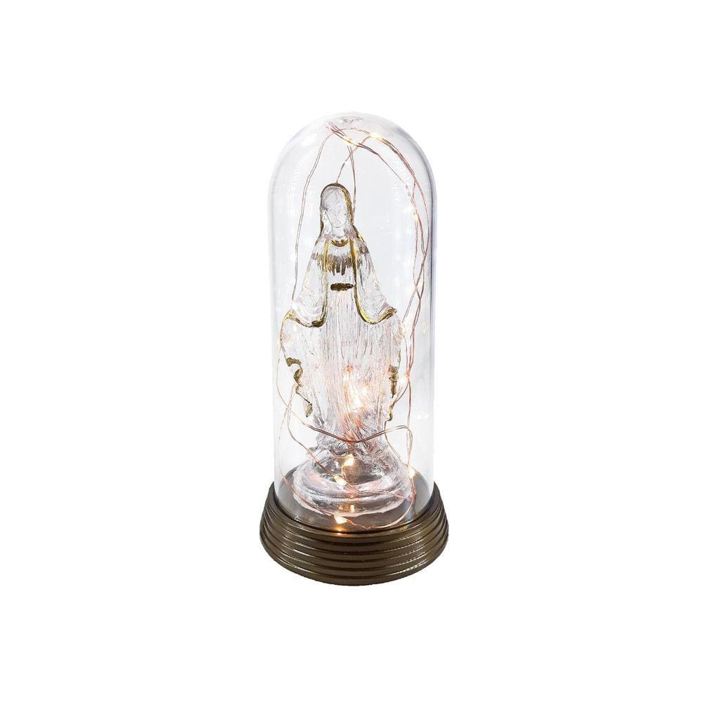 Luminária Imagem Nossa Senhora Das Graças Luzes Led Branco