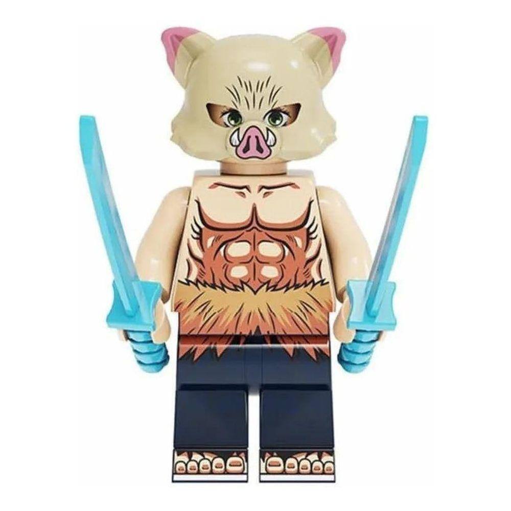Boneco Blocos De Montar Inozuke Hashibira Demon Slayer