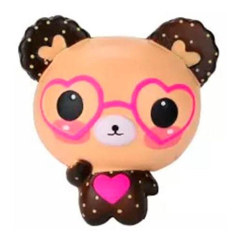 Squishie Fidget Anti Stress Relief Toys Ursinho Óculos Heart
