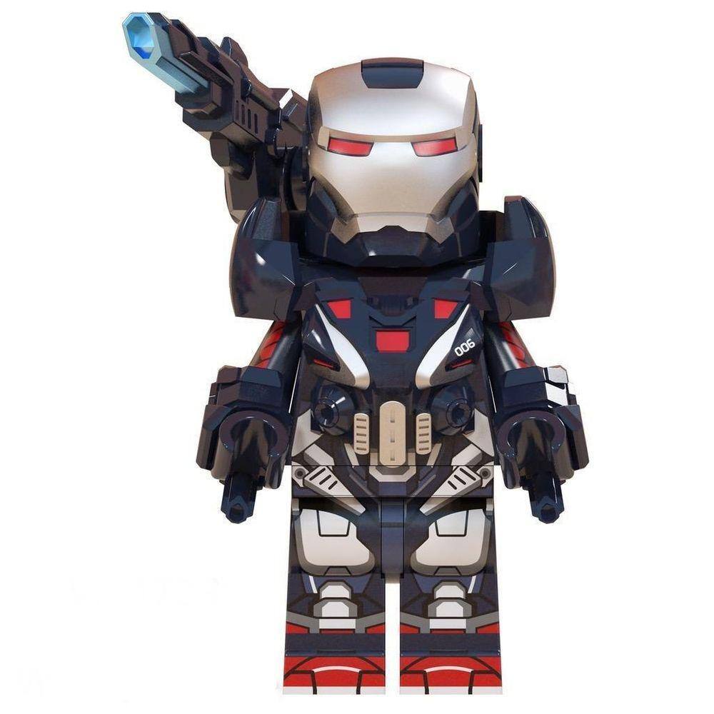 Boneco Blocos De Montar Vingadores War Machine Iron Patriot