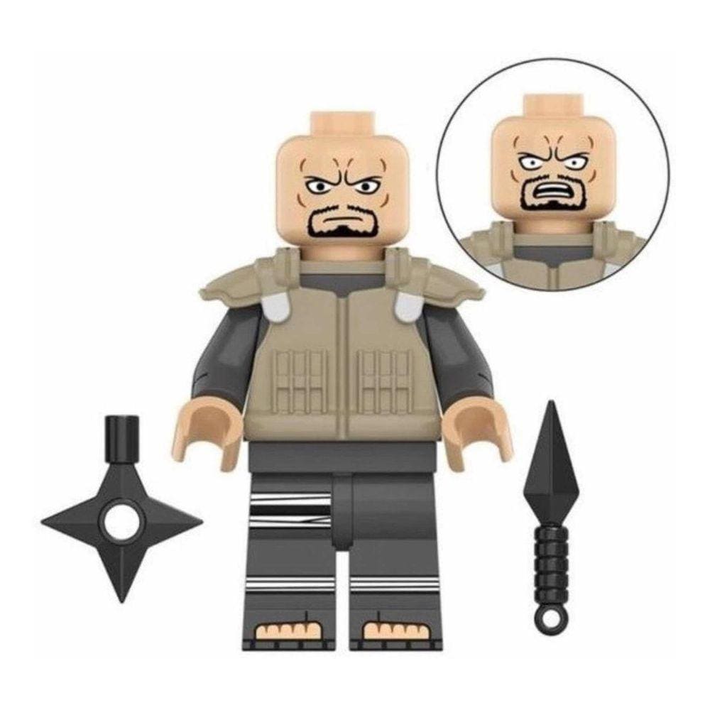 Boneco Blocos De Montar Ninja Da Areia Personagem Naruto