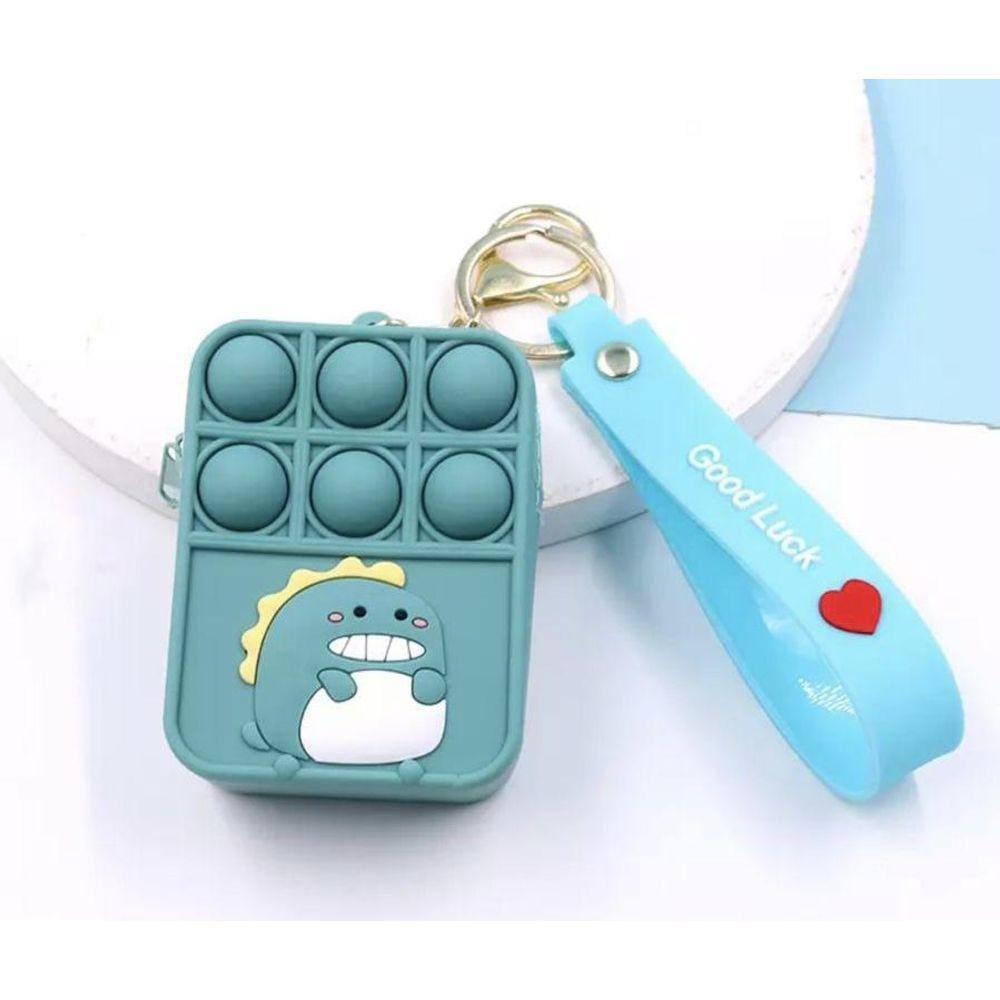 Fidget Dino Baby Pop It Sensorial Bolsa Chaveiro Pingente