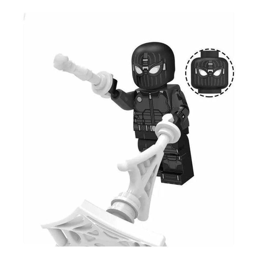 Boneco Blocos De Montar Homem Aranha Shield