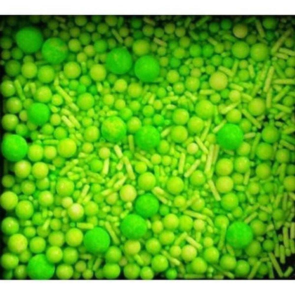 Confeito de Açúcar Sprinkles Verde Neon 529 Jady - 50g