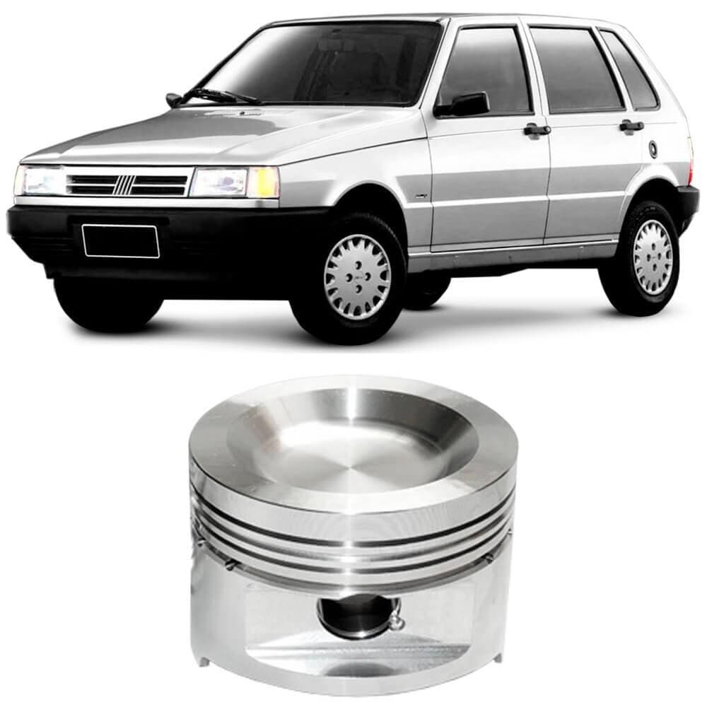 Kit Pistao 0.40 Motor Fiat Uno 1.3 85 a 91 Metal Leve