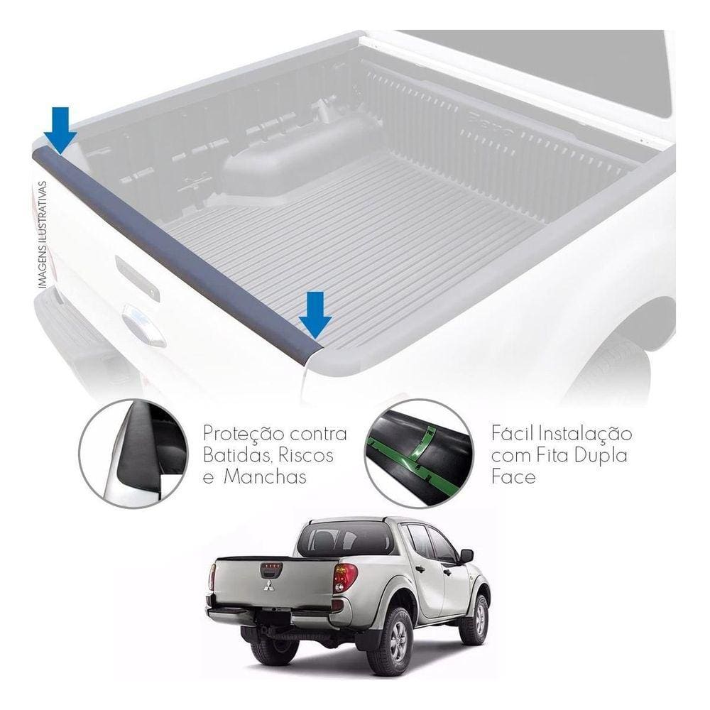Protetor Tampa Traseira Mit L200 Triton Hpe 2015 Em Diante