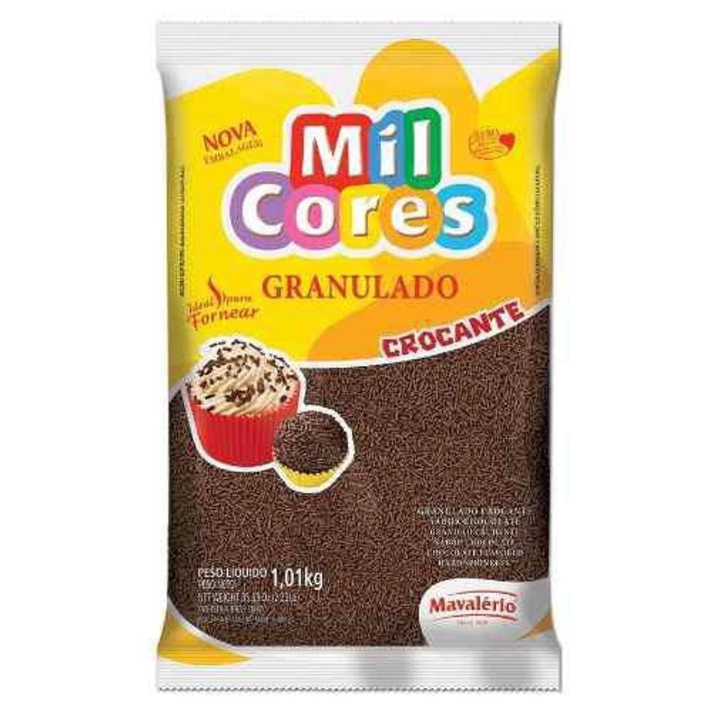Granulado Crocante Mil Cores Mavalério 1,01Kg