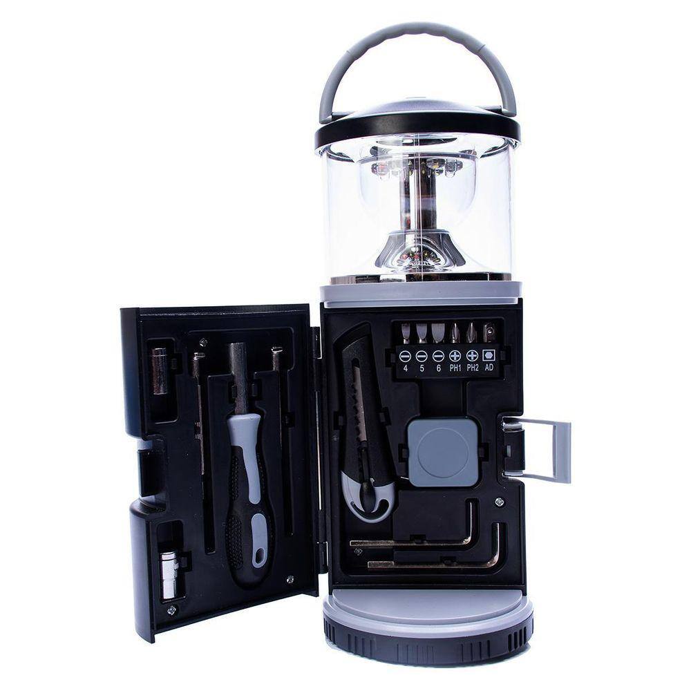 Kit De Ferramentas Portátil Com Lanterna De Emergência