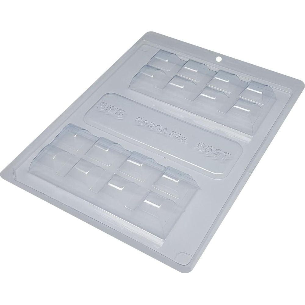 Forma de Silicone para Produção de Chocolates - 3 Partes