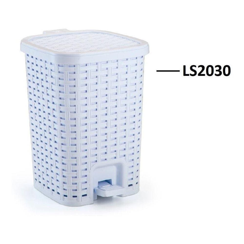 Lixeira Smart Pedal Gg 25L - Branca Com Cesto Removivel