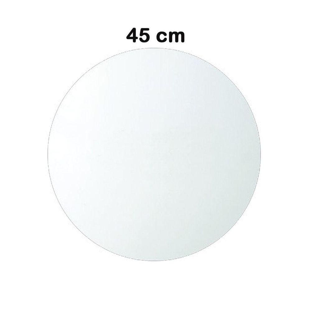 Tábua Branca Redonda 45Cm Algo Mais