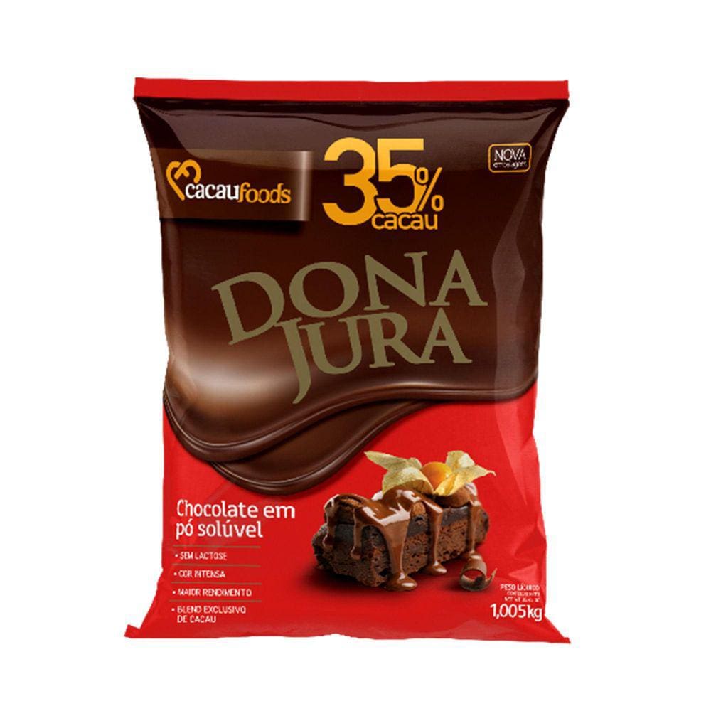 Chocolate Em Po 35% Cacau 1,005Kg Dona Jura