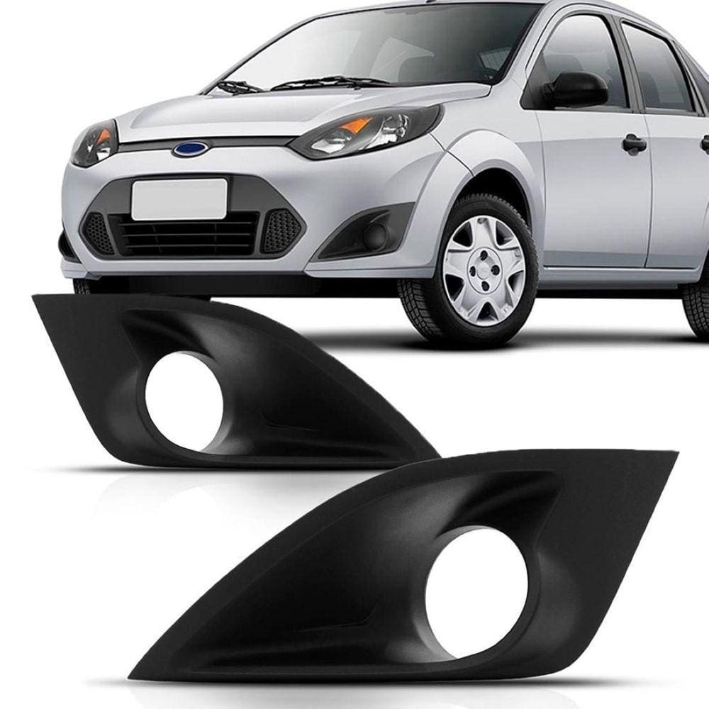 Moldura Parachoque Com Furo Milha Fiesta 2011 2012 Ld