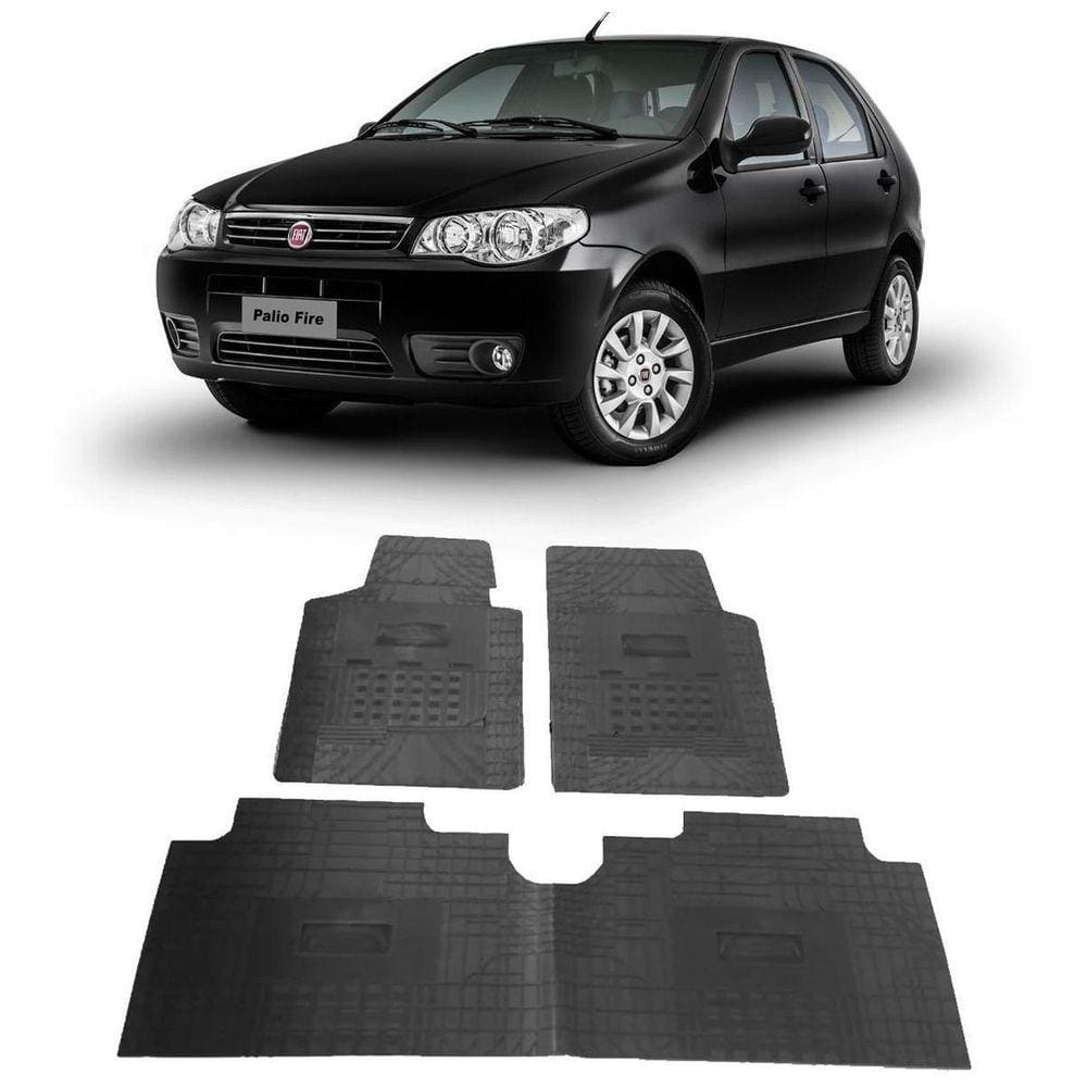 Jogo Tapete Interno Reforçado Fiat Palio Fire 2001 A 2008