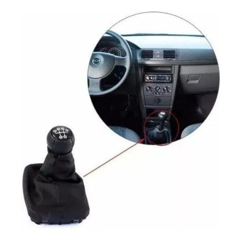 Coifa + Bola Manopla Cambio Meriva 2011