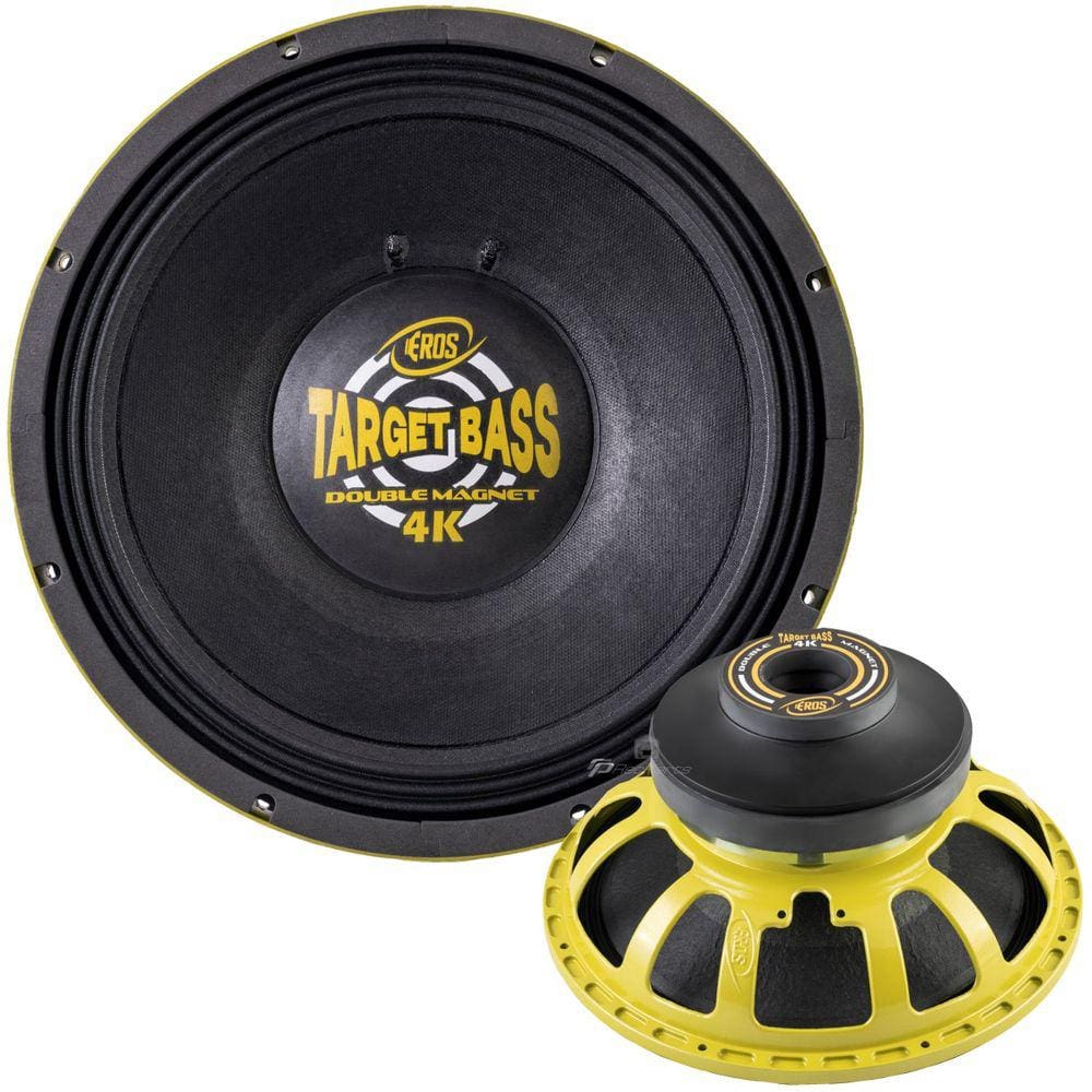 Alto Falante Eros 15" E15 Target Bass Double Magnet 4K 2000W Rms 4 Ohms
