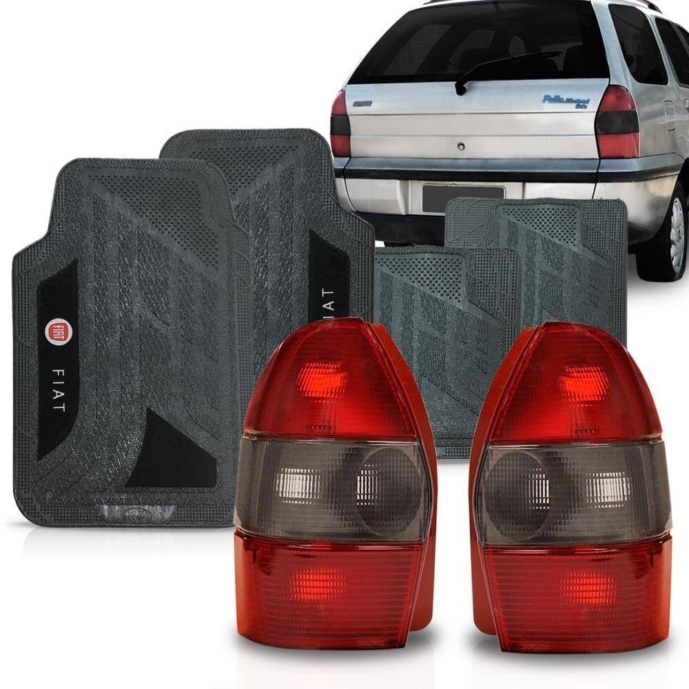 Kit Lanterna Palio Wekeend 97 A 99 Fume + Jogo Tapete Fiat