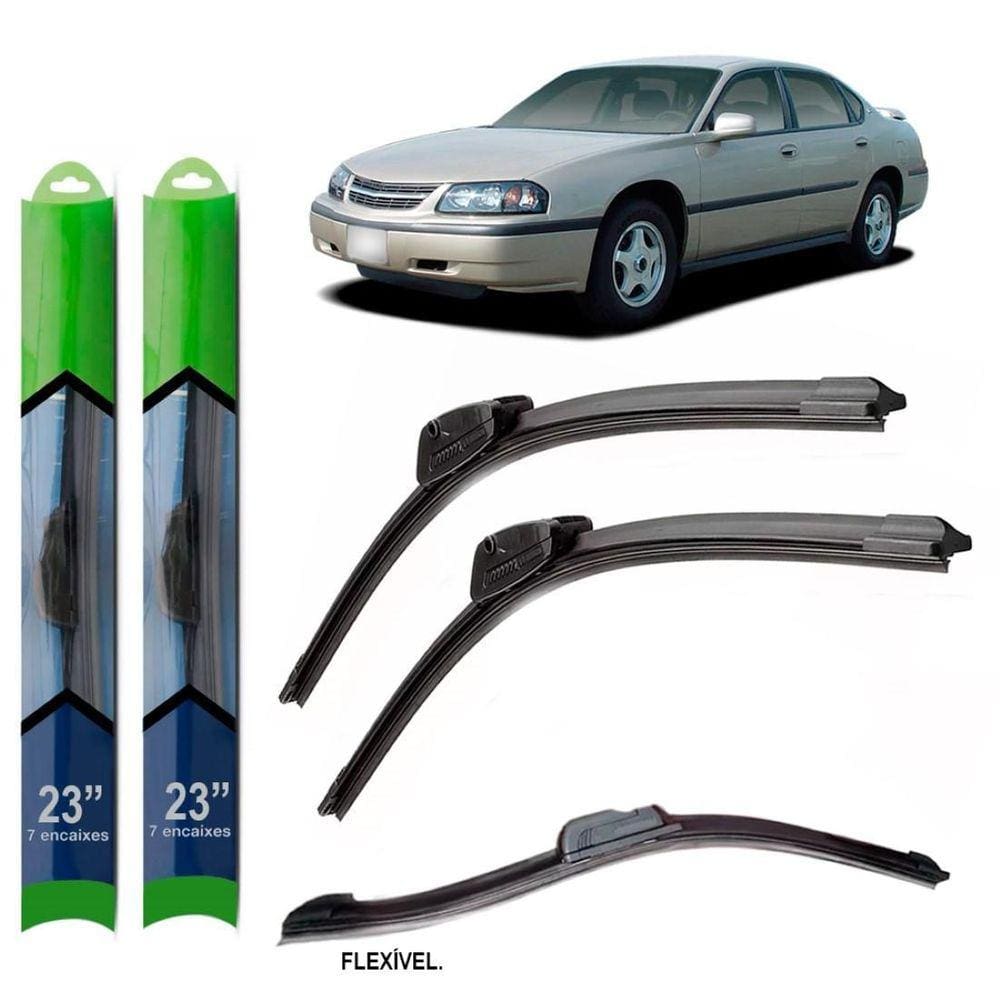 Par Palheta Para-Brisa Impala 1999/ 2005 Silicone C/Garantia