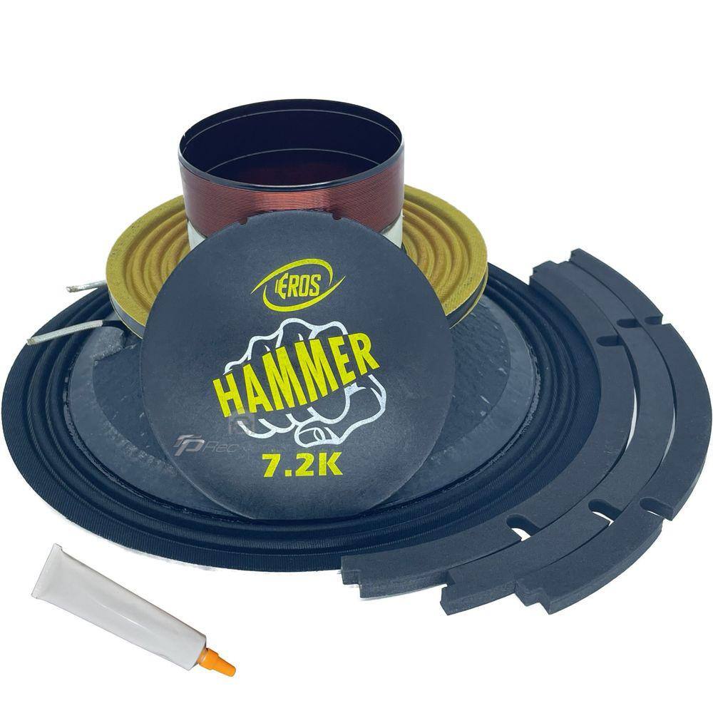 Reparo para Alto Falante Eros 12" E12 Hammer 7.2K 3600W Rms 4 Ohms Original