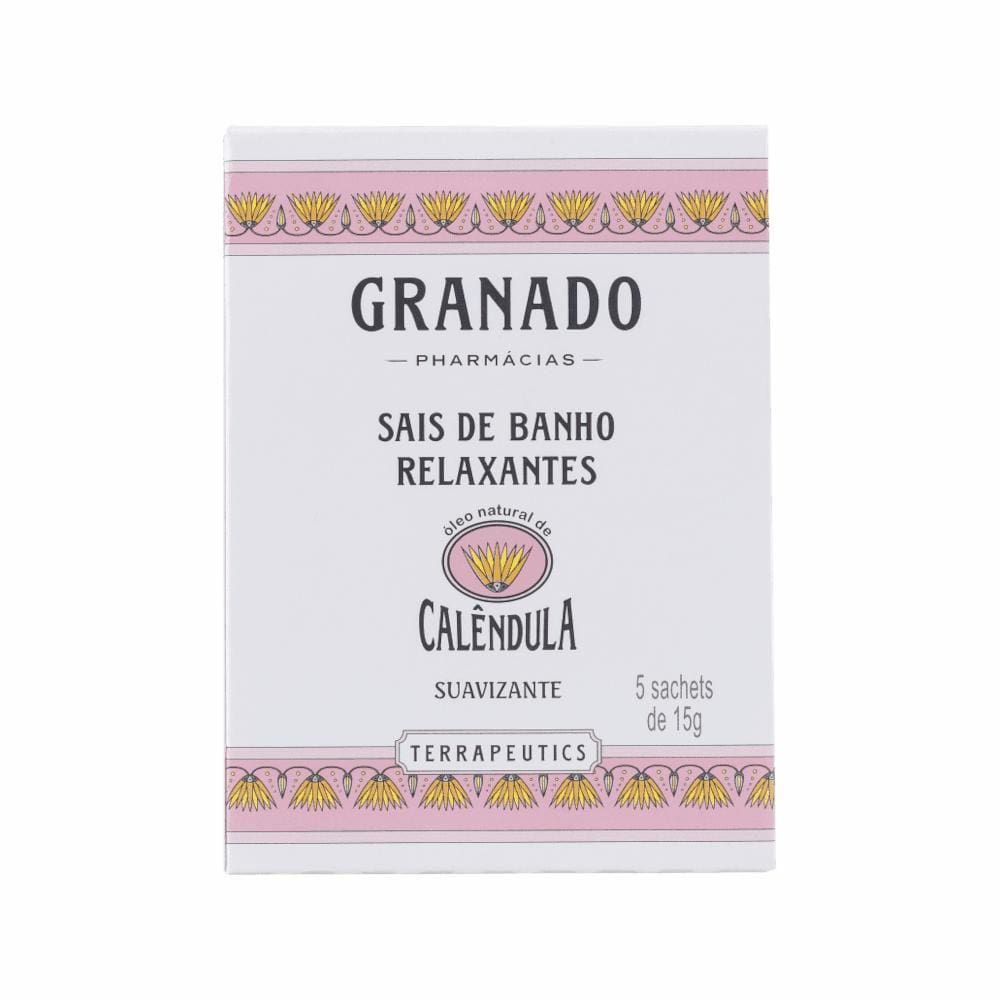 Sais Banho Terrapeutics Relaxantes Calêndula 5X15G