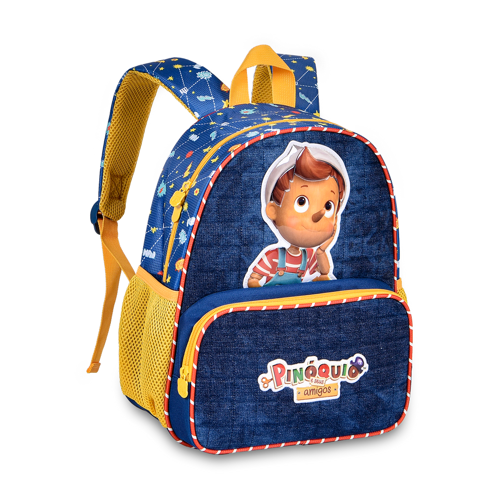 Mochila de Costas Pequena 33cm Pinóquio e seus amigos 13? Clio PC23148D