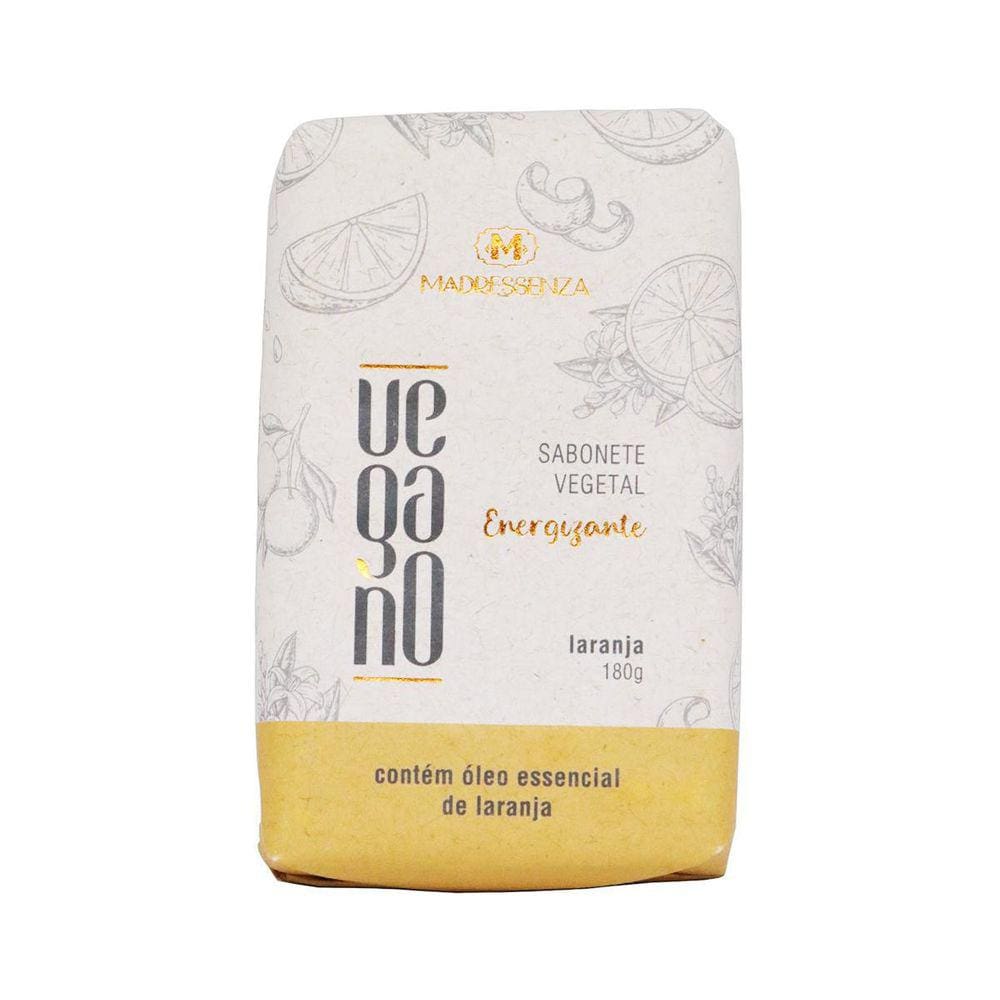 Sabonete Em Barra Madressenza Laranja Energizante 180G