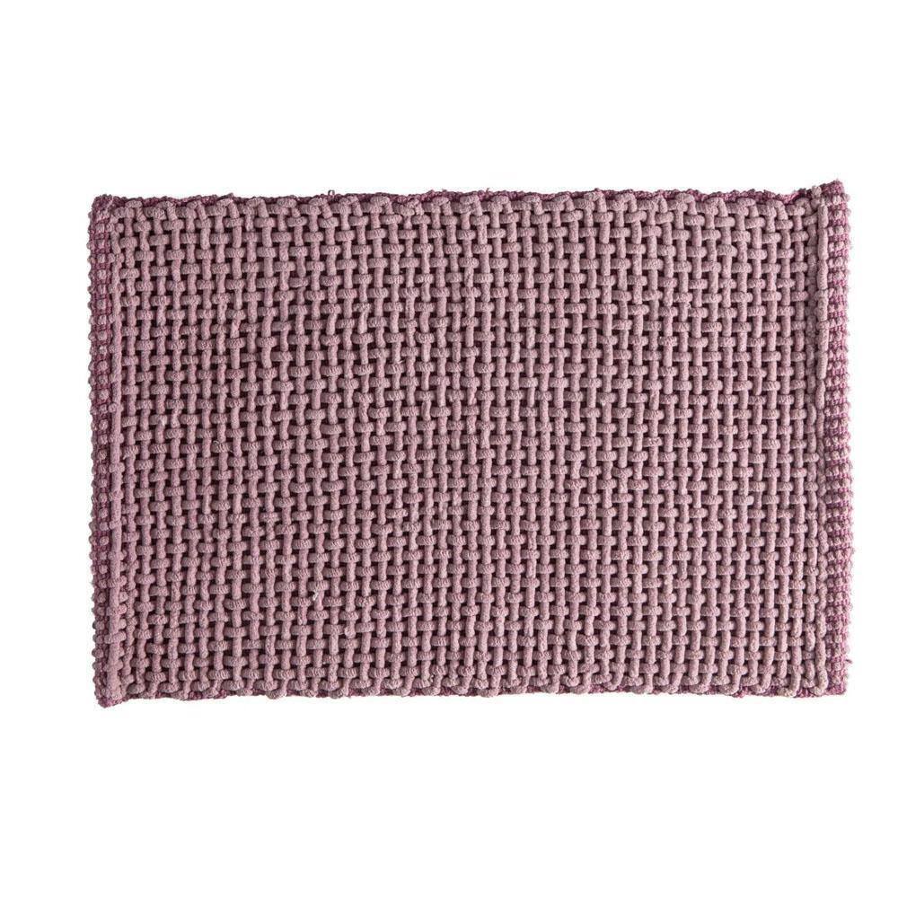 Tapete Para Banheiro 40X60 Nice Corttex Rosa