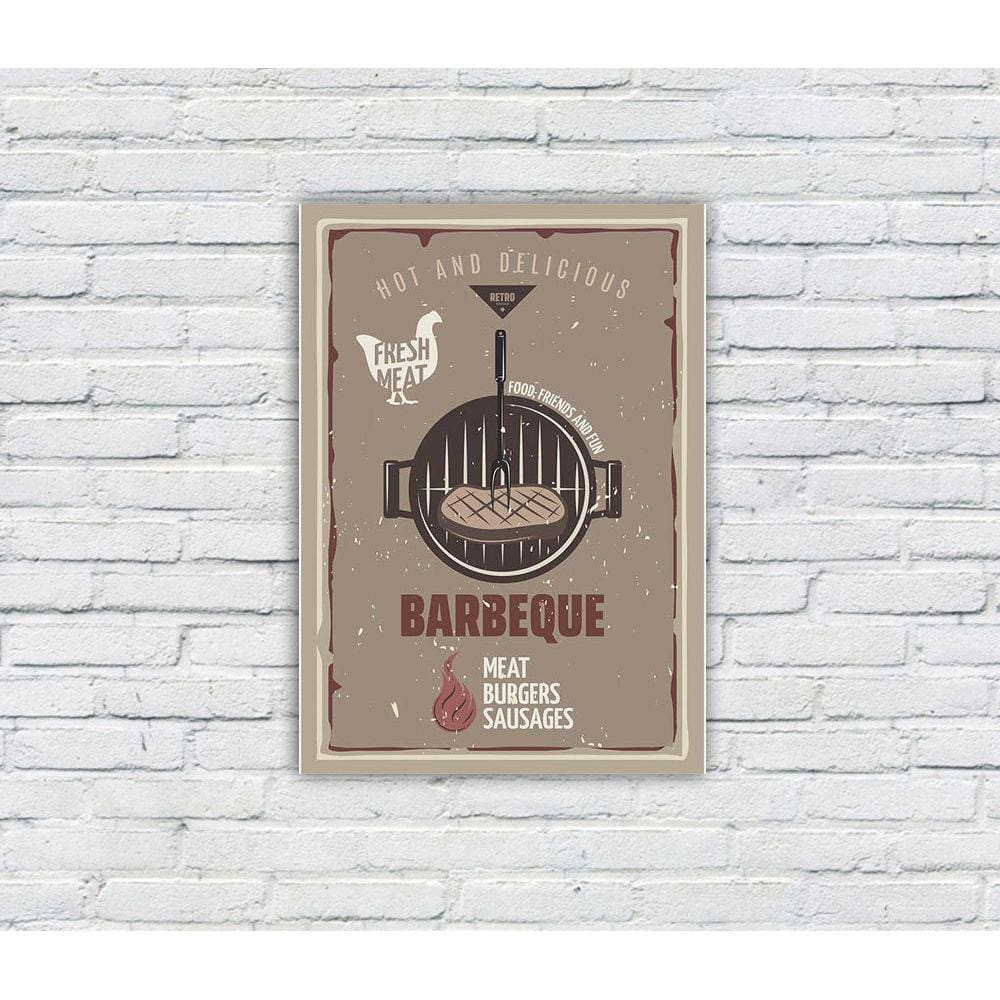 Placa Decorativa MDF Cantinho do Churrasco 04
