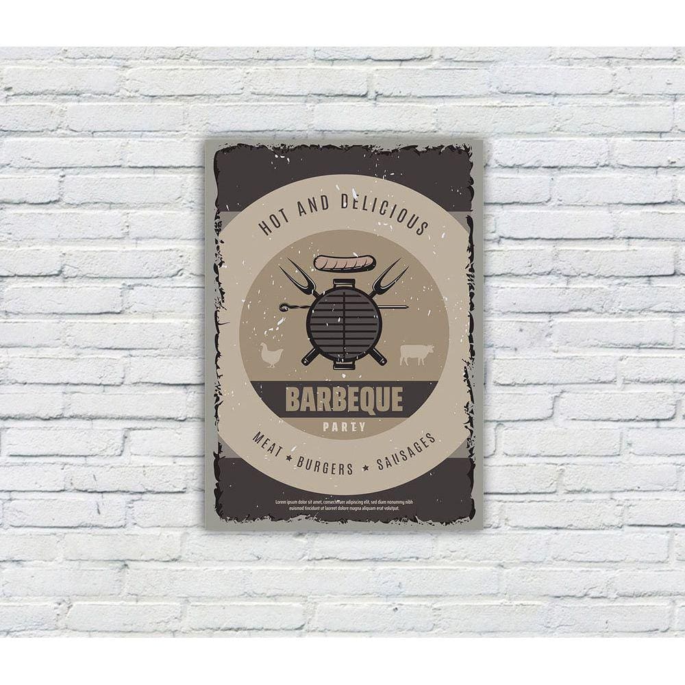 Placa Decorativa MDF Cantinho do Churrasco 33