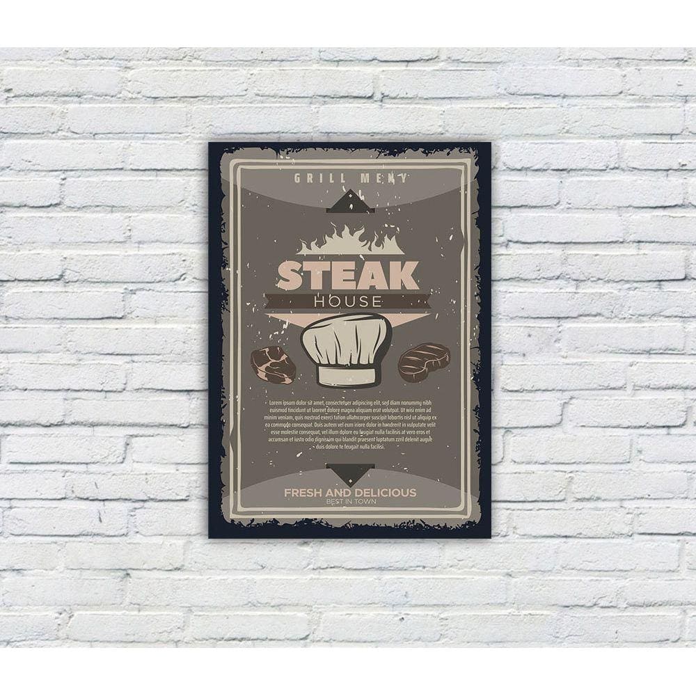 Placa Decorativa MDF Cantinho do Churrasco 32