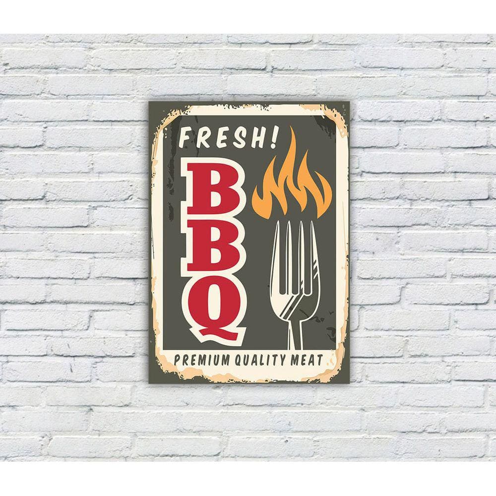 Placa Decorativa MDF Cantinho do Churrasco 23