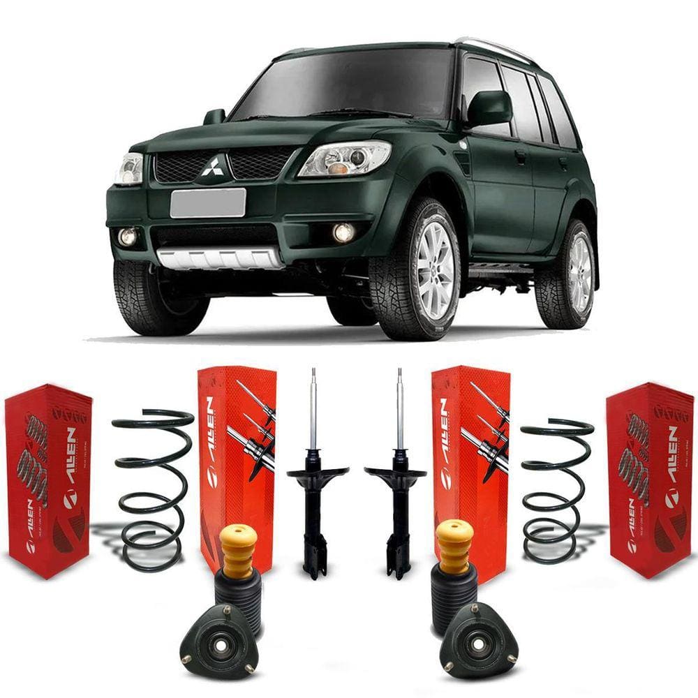 2 Amortecedor Kit Coxim Mola Dianteira Pajero Tr4 2011 12 13