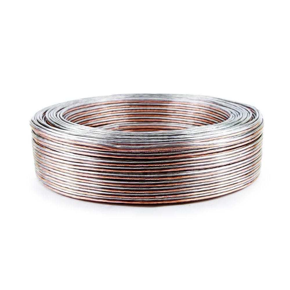 Cabo Polarizado Para Áudio 2X2,50 - Cristal 10 Mt