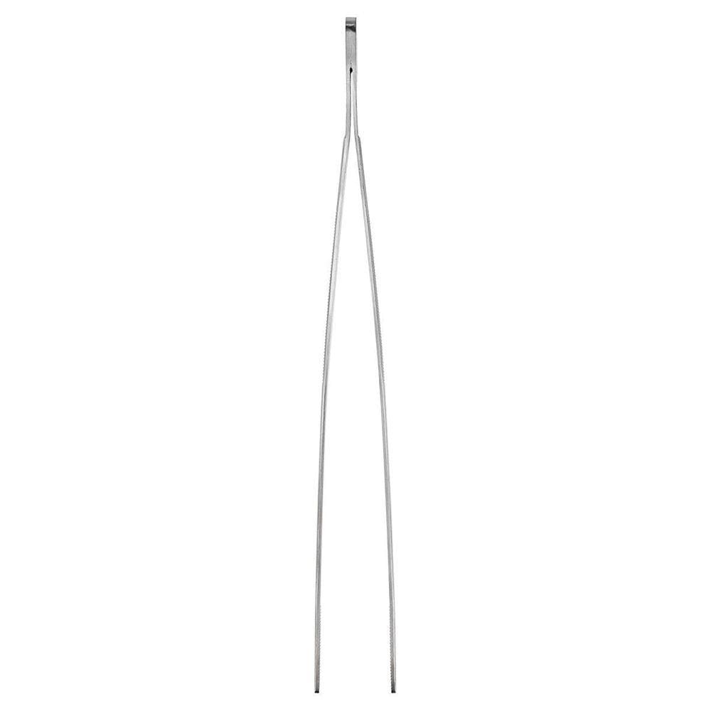 Pinça Culinária Profissional Serrilha Reta 30Cm Aço Inox