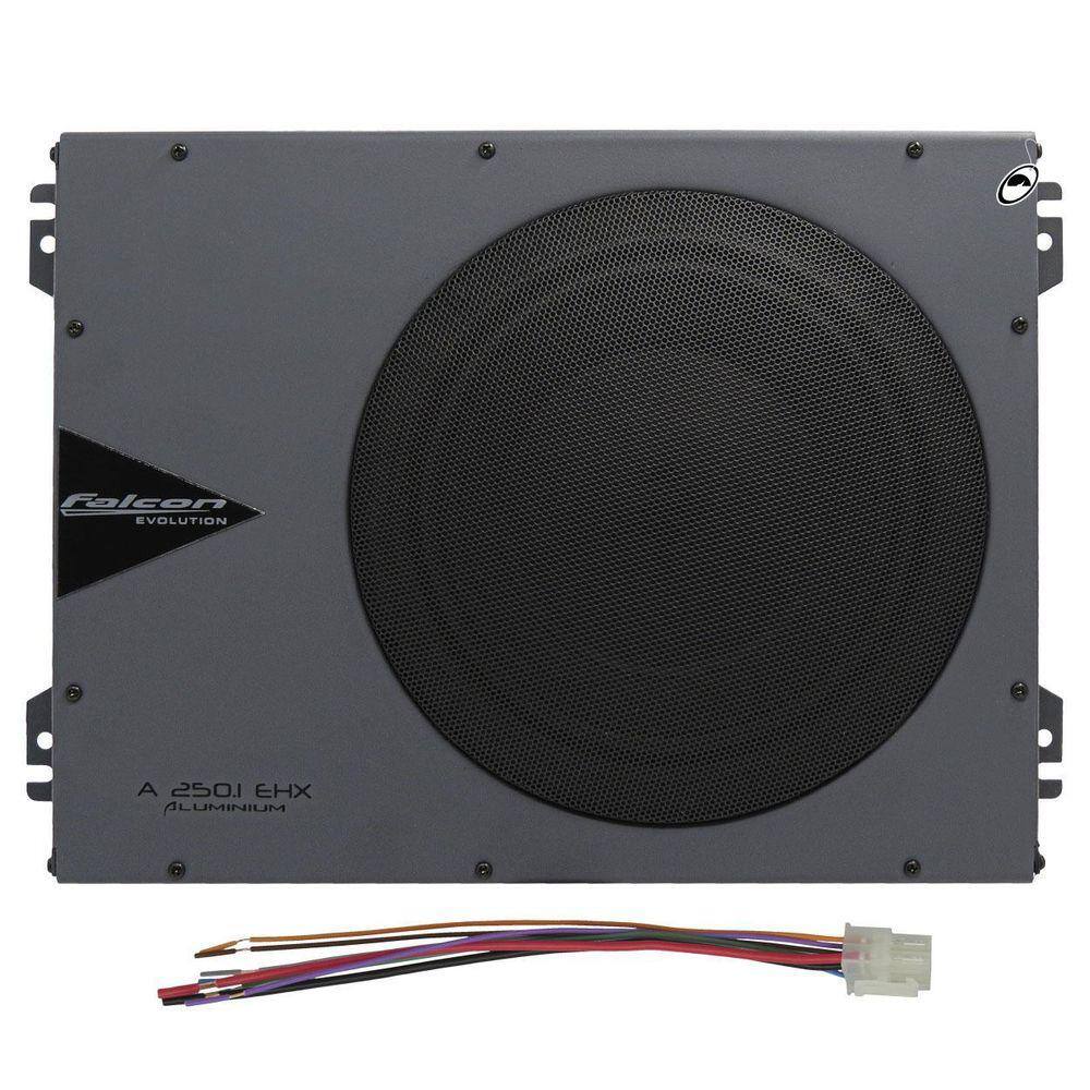 Caixa Amplificada Slim 8 Automotiva Falcon 250W RMS