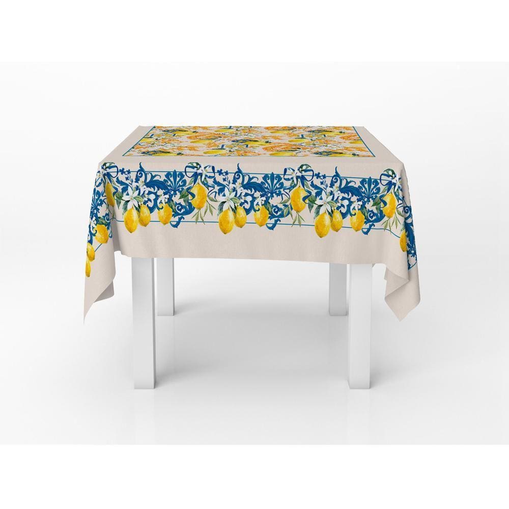 Toalha De Mesa Quadrada Stmhome 1,50M X 1,50M Limone