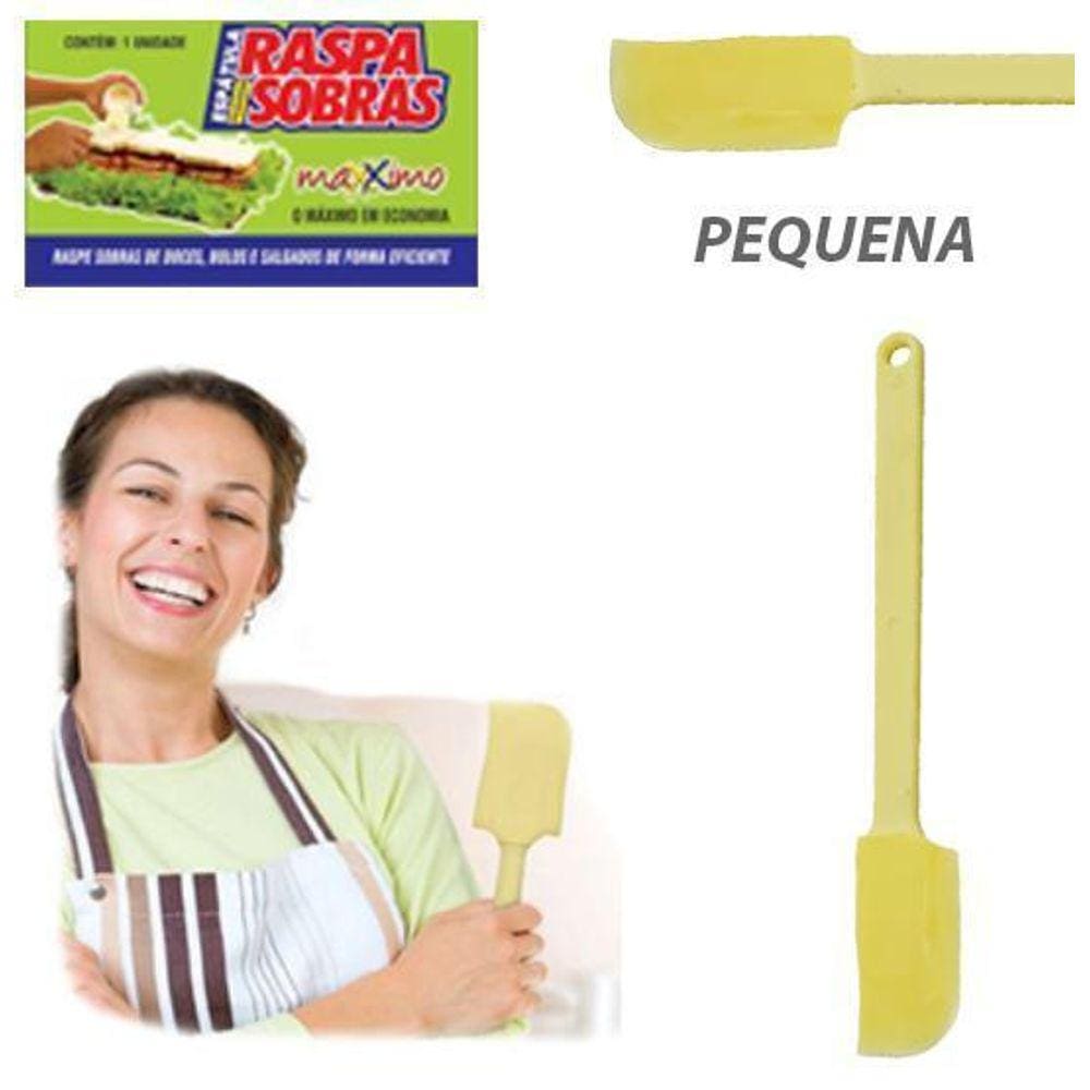 Espatula De Pao Duro Amarelo Pequena De Pvc Na Solapa
