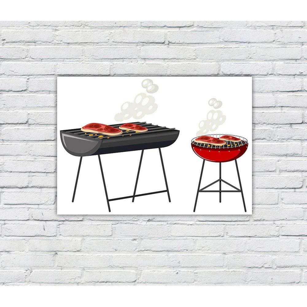 Placa Decorativa MDF Cantinho do Churrasco 34