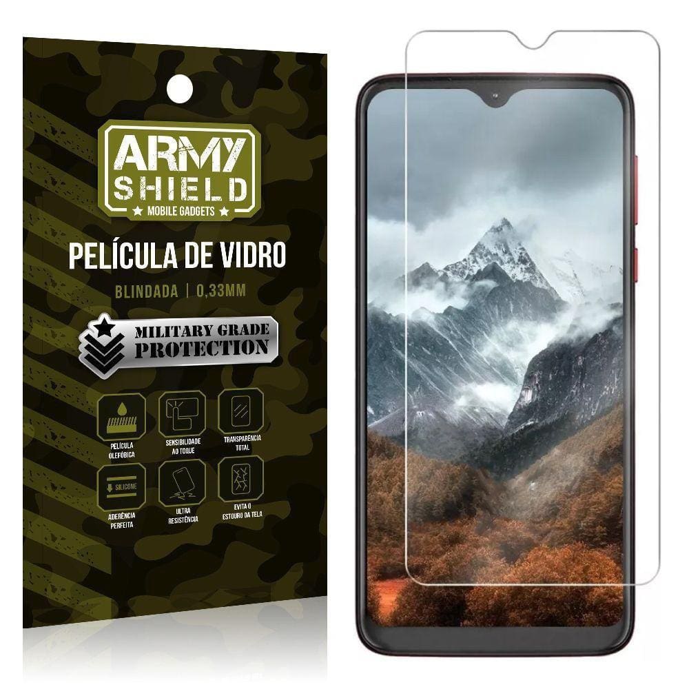 Película De Vidro Blindada Moto G8 Play - Armyshield