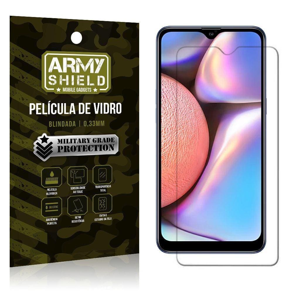 Película De Vidro Blindada Galaxy A10S - Armyshield