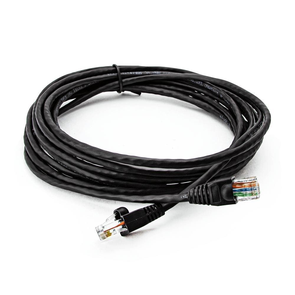 Cabo De Rede Nexans Cat5E Montado Preto - 90 Metros