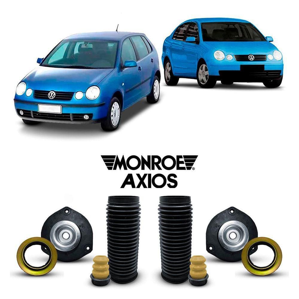 2 Kit Coxim Suspensão Dianteira Volkswagen Polo 2002 A 2006