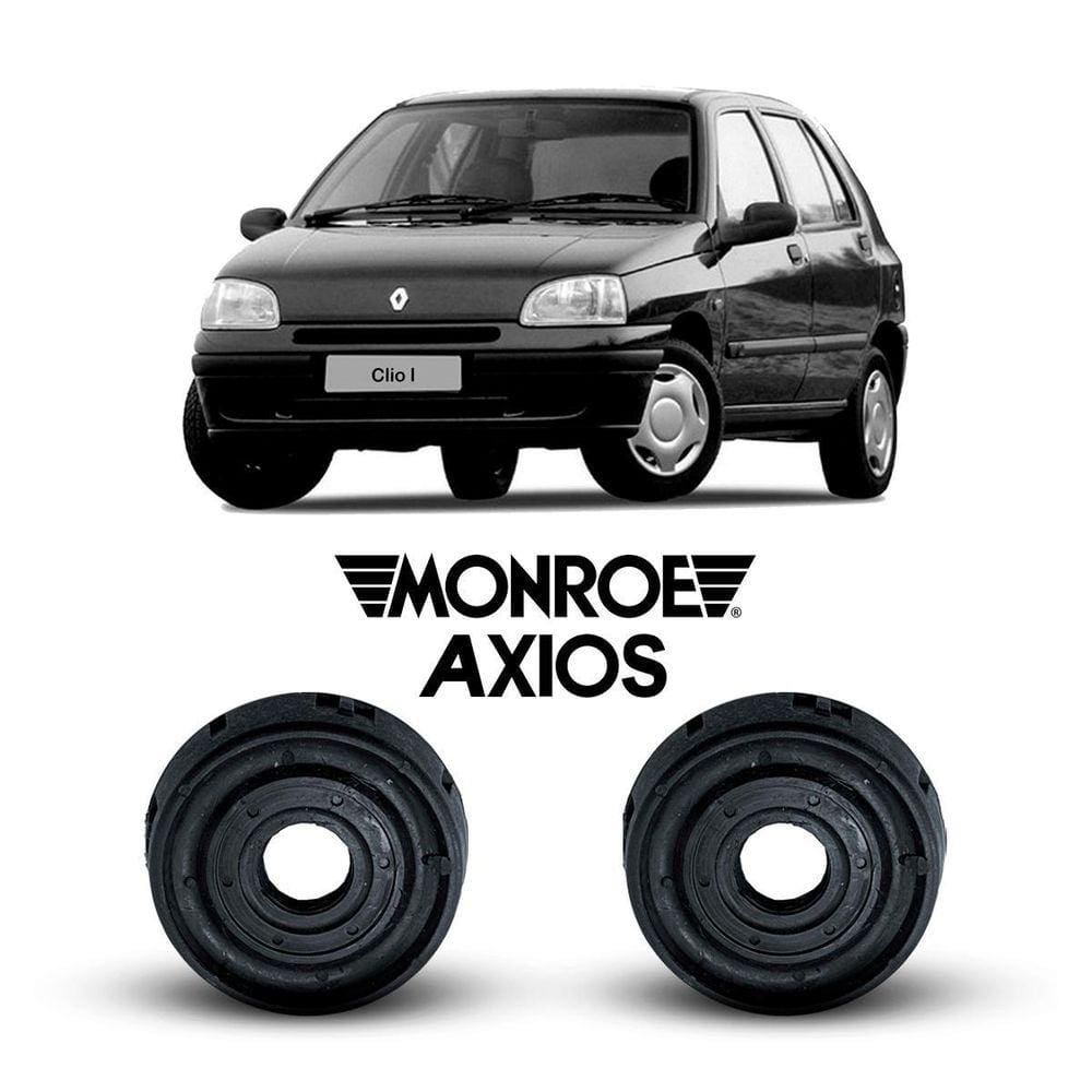 2 Batedor Batente Dianteiro Renault Clio Hatch 98