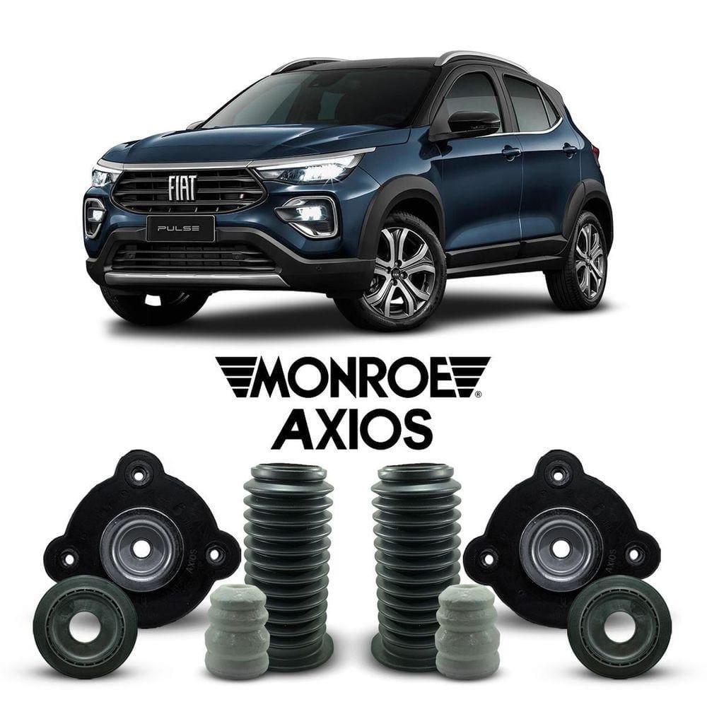 2 Kit Batente Axios Dianteiro Novo Fiat Pulse 2023