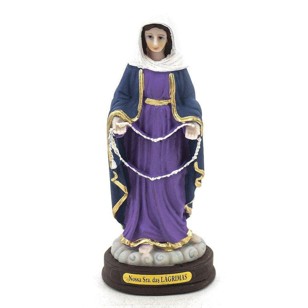 Imagem Nossa Senhora Das Lagrimas Resina 15 Cm