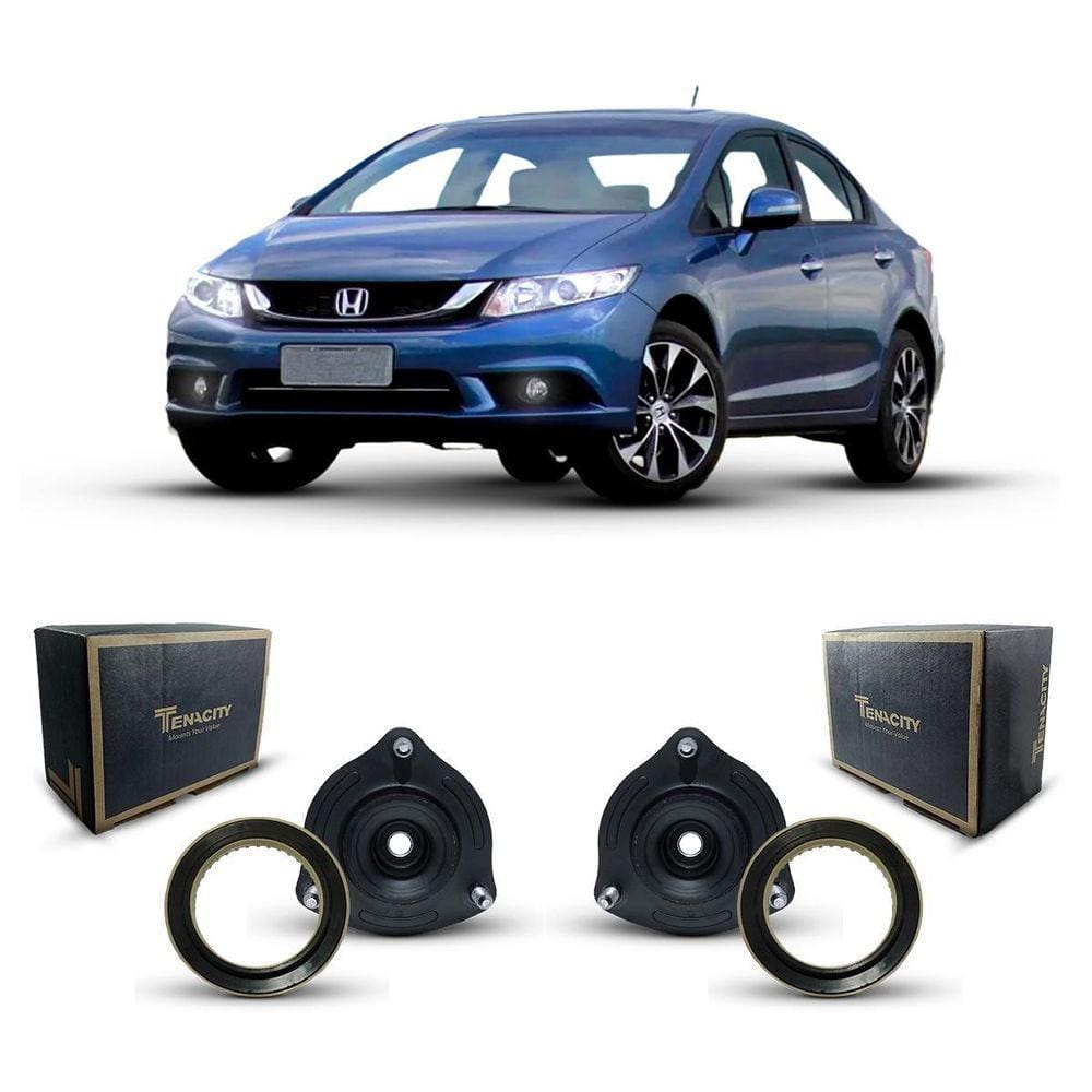 2 Batedor Batente Suspensão Dianteira Honda Civic 2012/2016