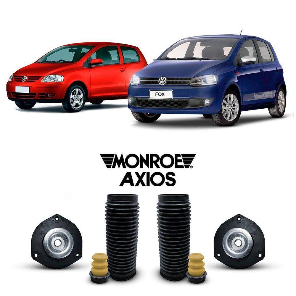 Par Kit Coxim Amortecedor Dianteiro Volks Fox 2003 Até 2014